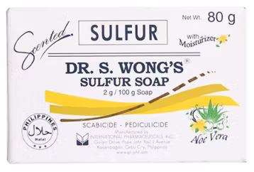 Dr. Wong's - Sulfur (svavel) tvål 80g