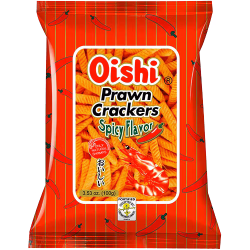 Oishi - Prawn crackers (spicy) 90g