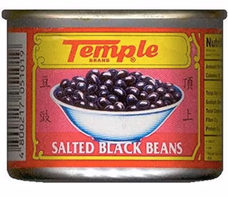 Temple Brand - Saltade svarta bönor (black beans) 180g