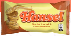 Hansel - kex med mochafyllning 31x10g