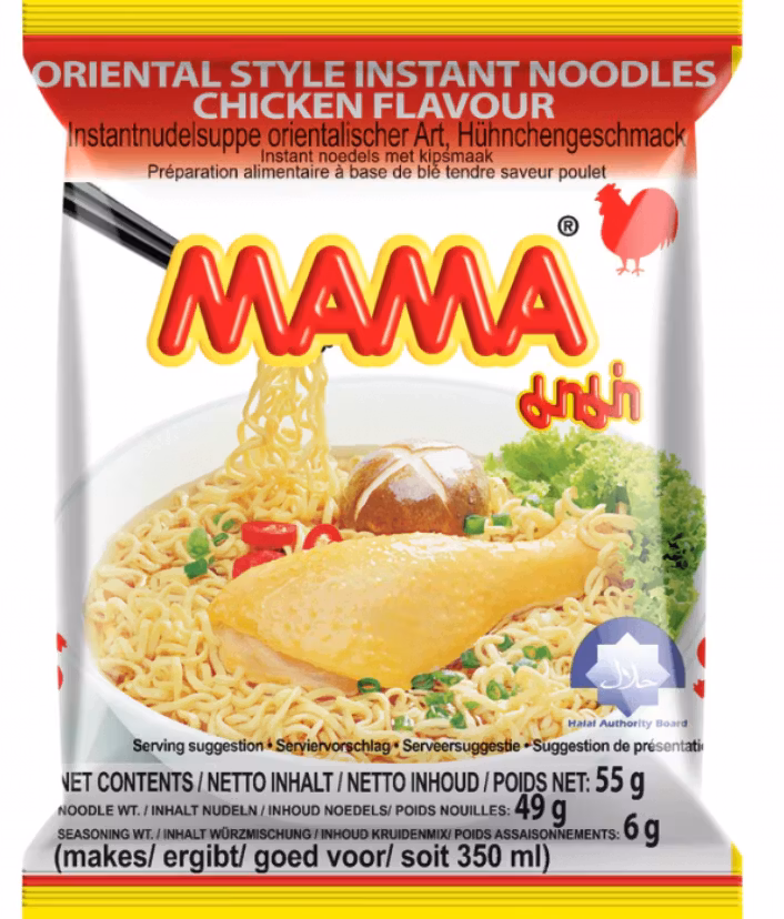 Mama - Orientalisk Snabbnudlar med kycklingsmak 55g