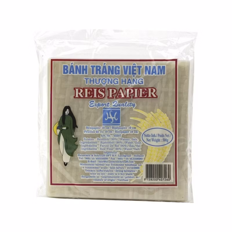 HS - Rispapper till vårrullar 19cm 500g