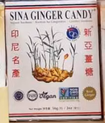 Sin A - Ingefära godis (original) 56g