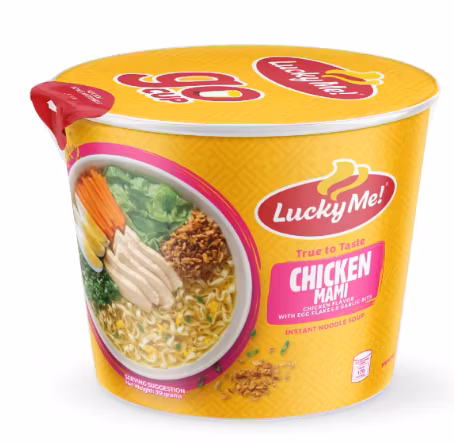 Lucky Me - Chicken Mami ( Egg flakes & Garlic bites) 39g