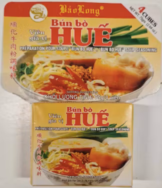Bao Long - Bun bo hue buljongtärning 75g