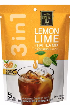 Ranong Tea - Lemon Lime Thai Tea Mix 65g