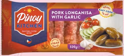 Pinoy Kitchen - Fläsk longganisa m. vitlök (garlic) 320g