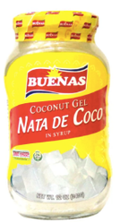 Buenas/Monika/Florence - Nata de Coco Kokosnötgelé (vit) 340g