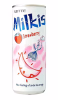 Lotte - Milkis Jordgubbssmak 250ml