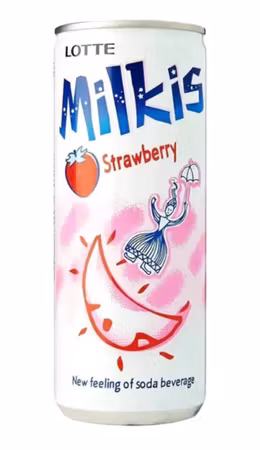 Lotte - Milkis Jordgubbssmak 250ml