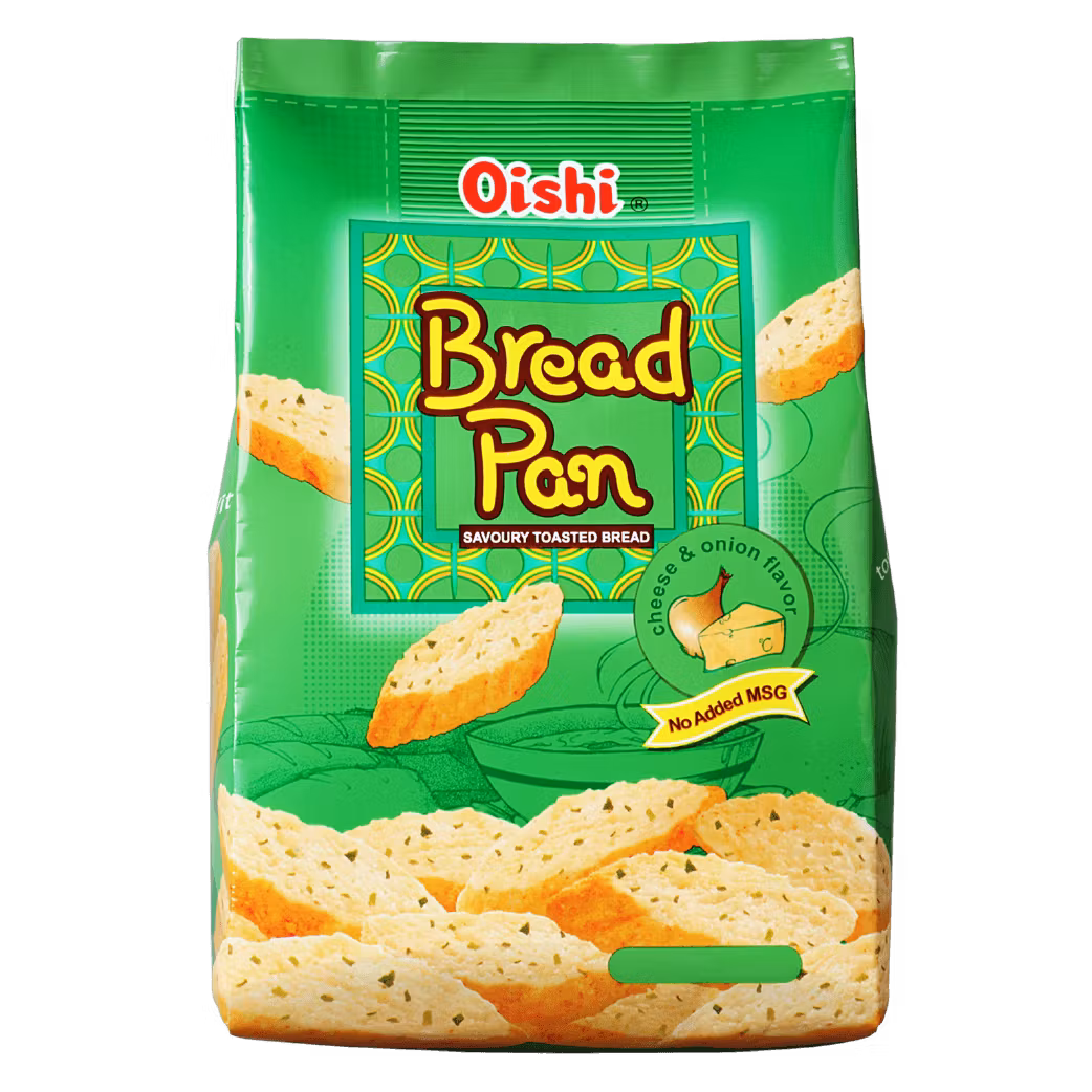 Oishi - Bread Pan Ost & vitlökssmak (buttered toast) 42g