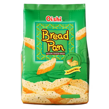 Oishi - Bread Pan Ost & vitlökssmak (buttered toast) 42g