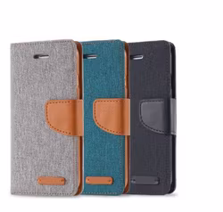 Mobilplånbok i tyg för iPhone 5