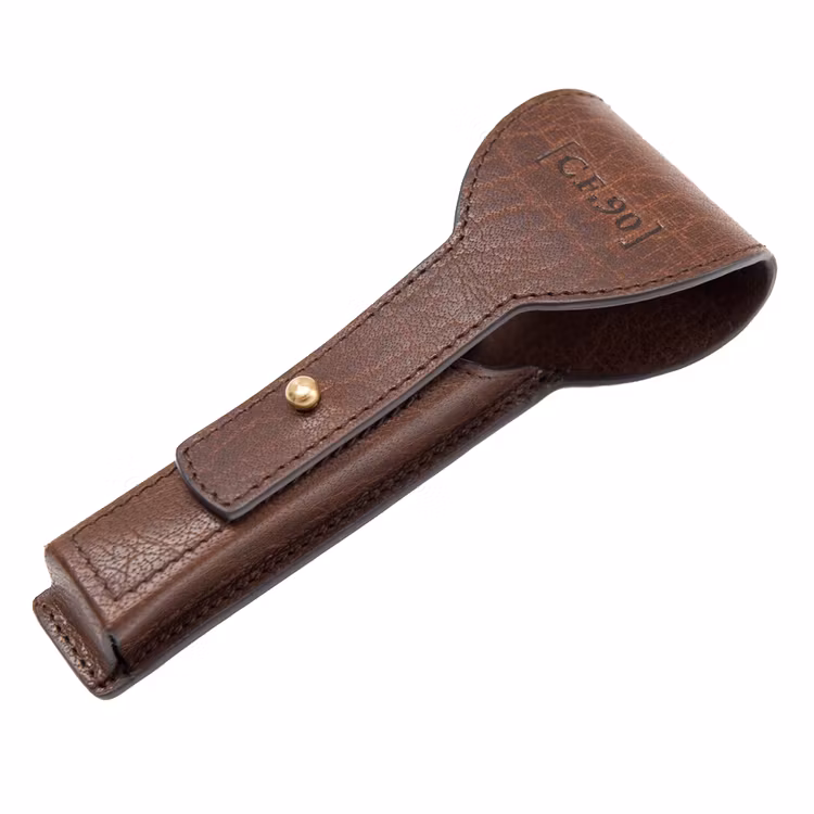 Handcrafted Leather Razor Case - Captain Fawcett