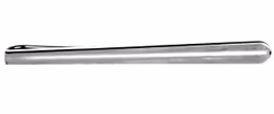 Lång slipsklämma - Silver - 65mm