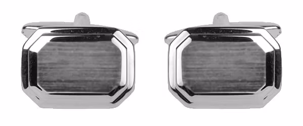 Manschettknapp - Rektangulär