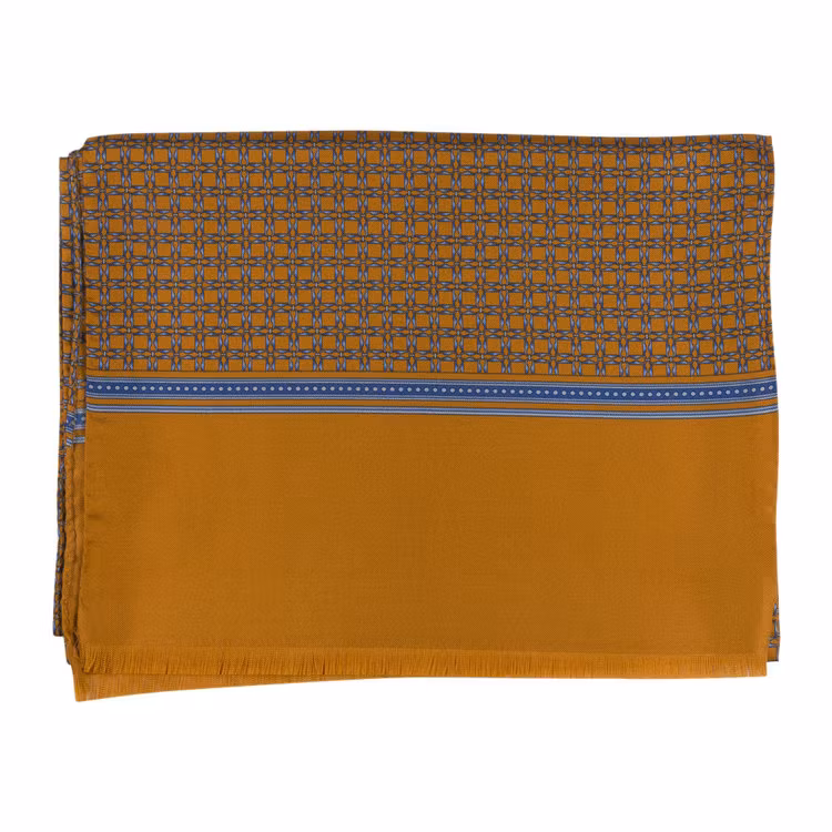 Orange sidenscarf - Portia