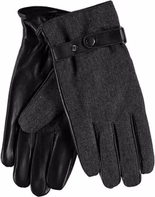 Skinnhandske med tweed - Topeco