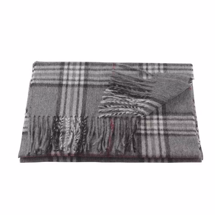 Klassisk mönstrad grå halsduk - Portia