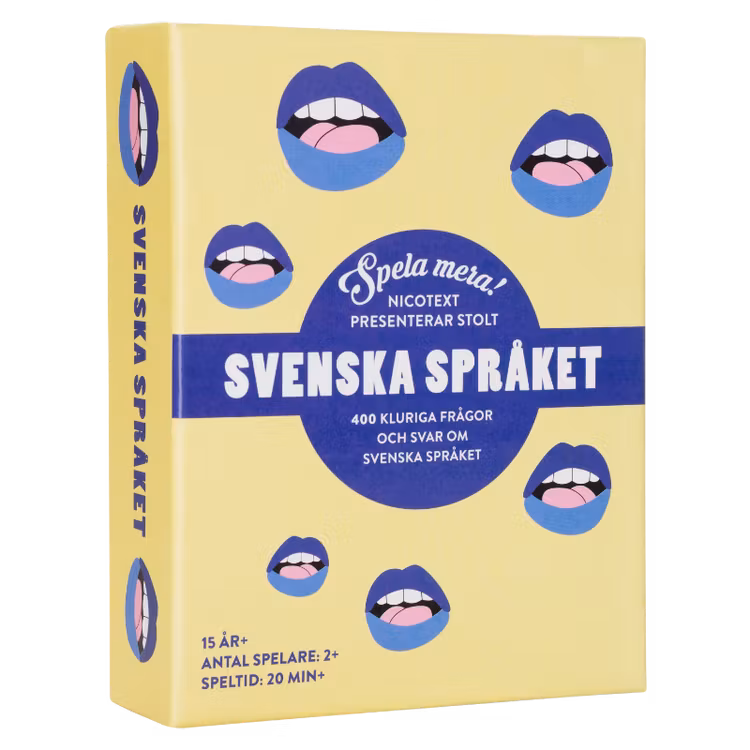 Spela mera: Svenska språket