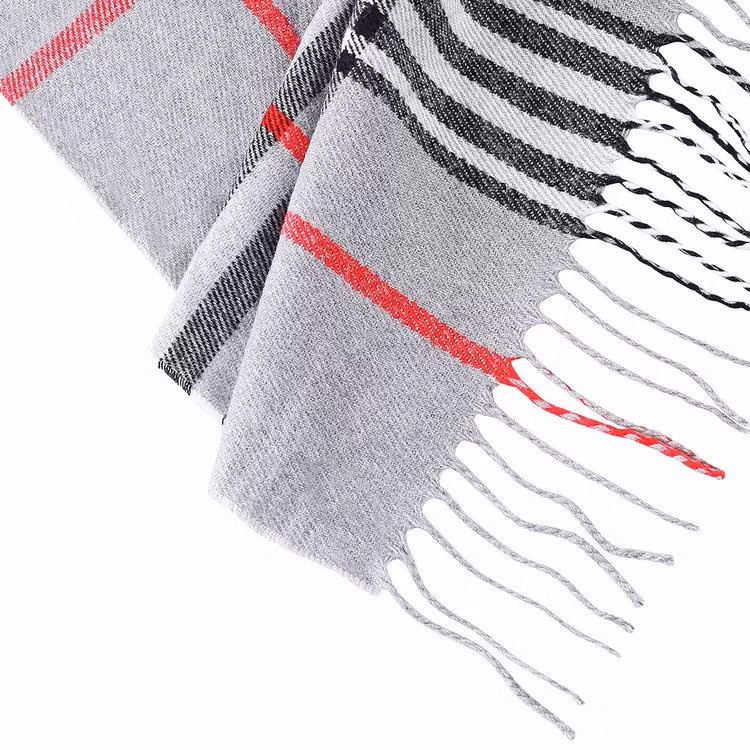 Mjuk mönstrad halsduk