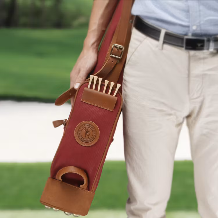 Röd pencilbag i canvas