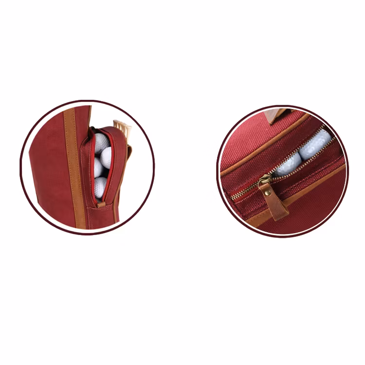 Röd pencilbag i canvas