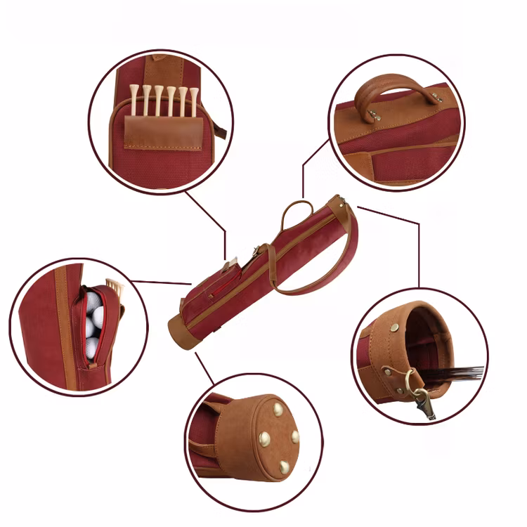 Röd pencilbag i canvas