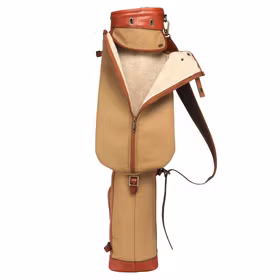 Golfbag vikbar Canvas & Leather