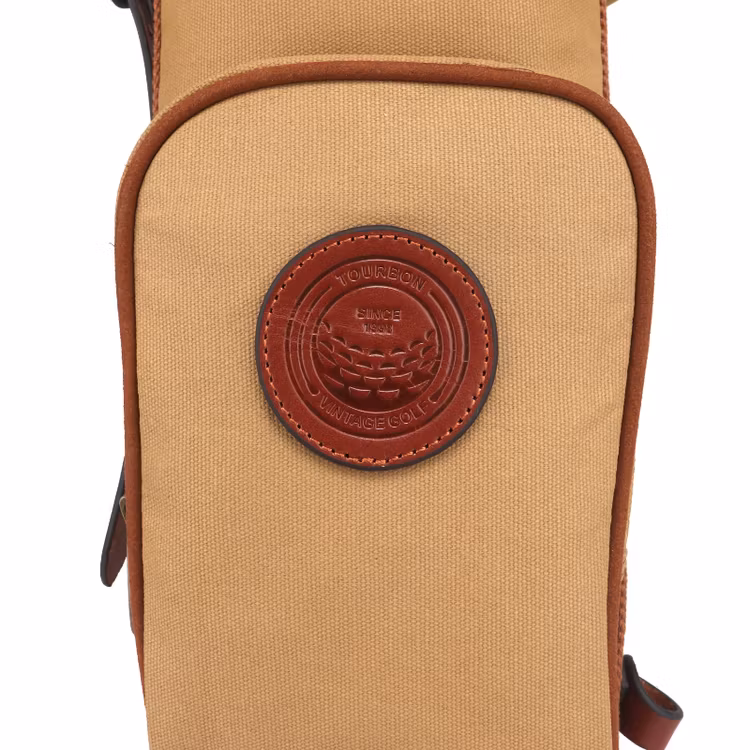 Golfbag vikbar Canvas & Leather