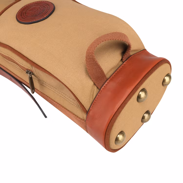 Golfbag vikbar Canvas & Leather