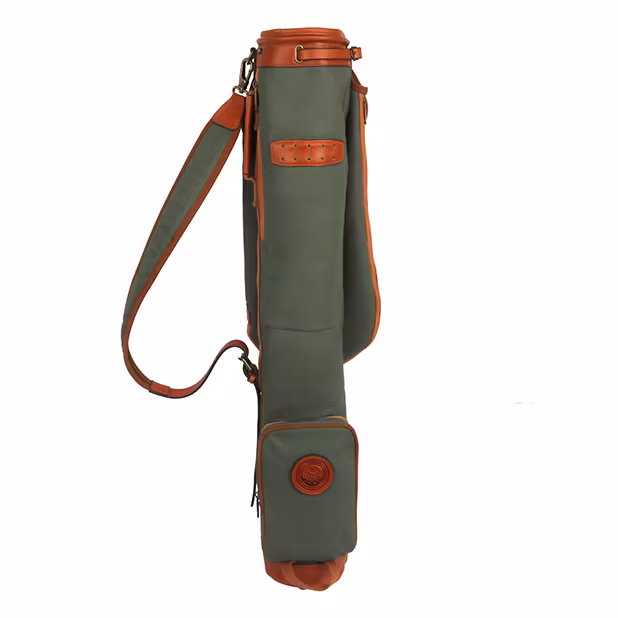 Golfbag grön canvas