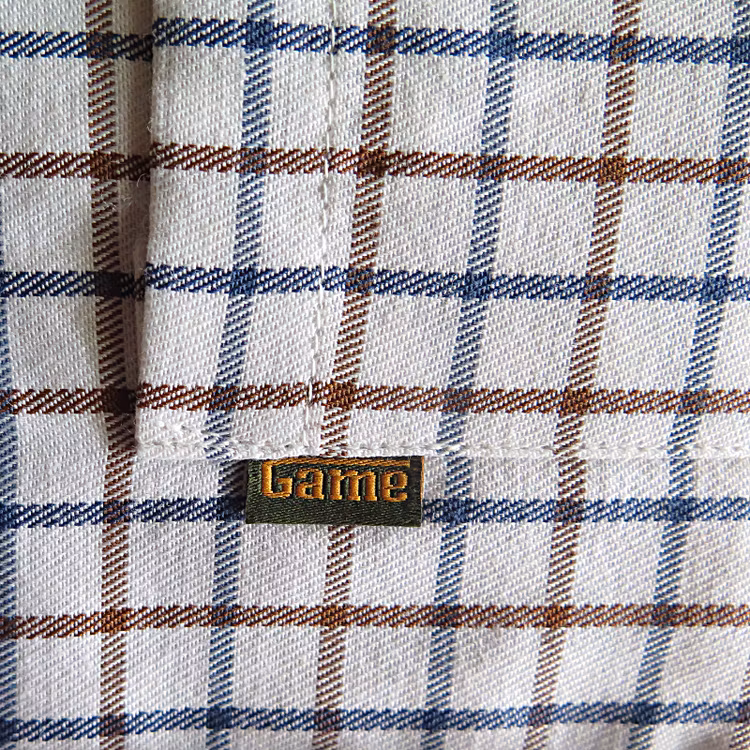 Rutig Tattersall skjorta Brown/Navy - Game
