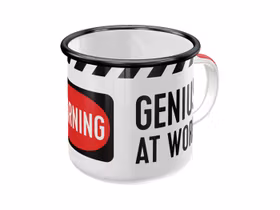 Emaljmugg - Genius at Work
