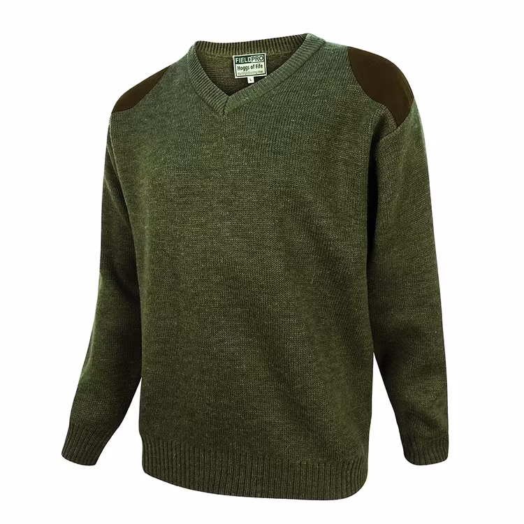 Melrose hunting v-ringad pullover - Hoggs of Fife
