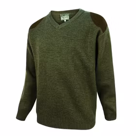 Melrose hunting v-ringad pullover - Hoggs of Fife