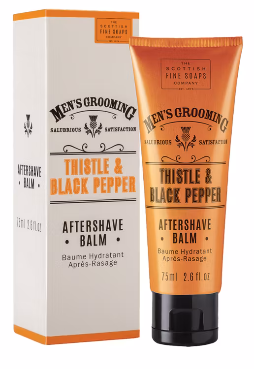 Thistle & Black Pepper Aftershave Balsam 75ml - The Scottish Fine Soaps