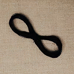 Whippingtråd svart / brun 10m