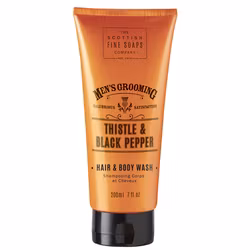 Thistle & Black Pepper Hair & Body Wash 200ml - The Scottish Fine Soaps