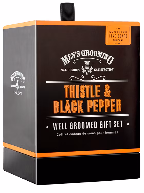 Thistle & Black Pepper Well Groomed Gift Set - The Scottish Fine Soaps