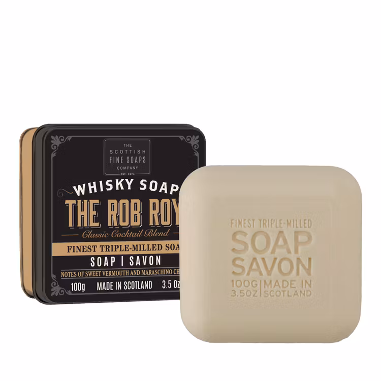 The Rob Roy tvål i plåtask 100gr  - The Scottish Fine Soaps