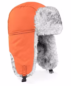 Orange Sherpa mössa