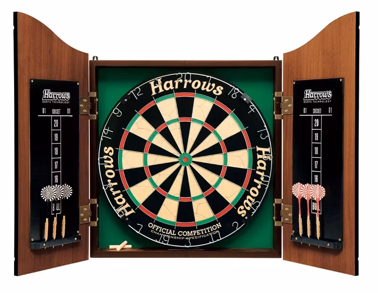Darttavla med skåp-Harrows Pro´s Choice