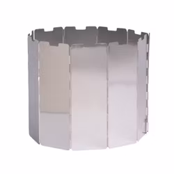 Portabelt vindskydd för eldstad