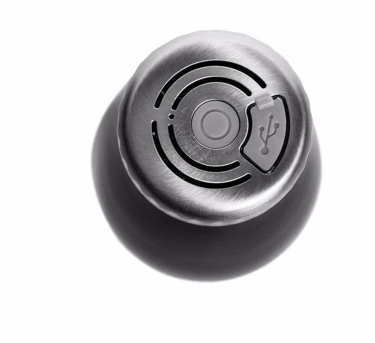 Stålflaska med högtalare 0,5l - Svart - Sagaform