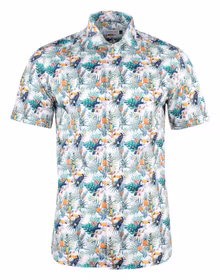 Kortärmad skjorta Parrot - J. Harvest & Frost