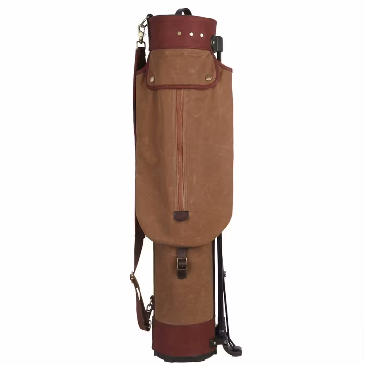 Vintage golfbag med benställ