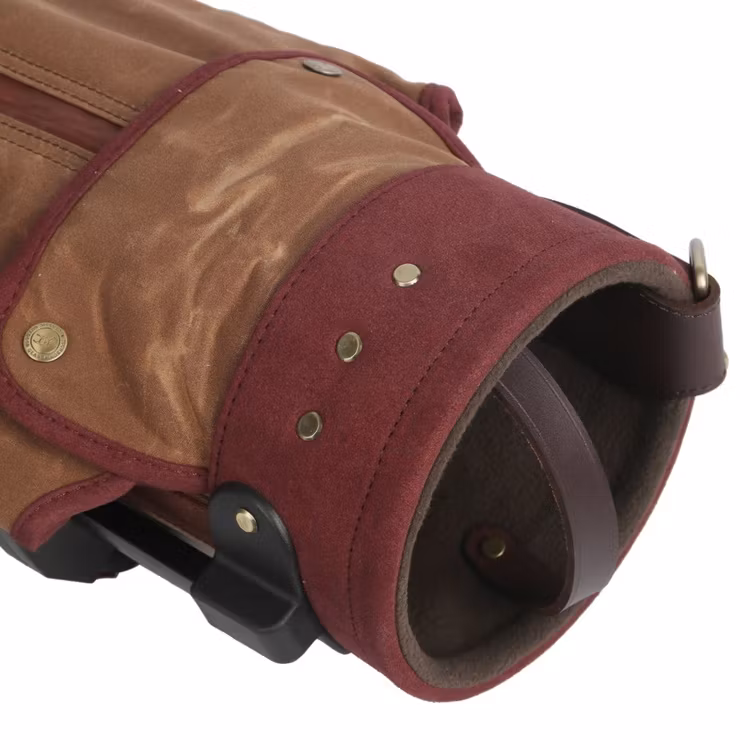 Vintage golfbag med benställ