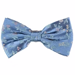 Mönstrad ljusblå fluga - Atlas Design