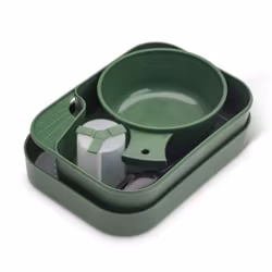 Tallrikslåda Komplett - Mörkgrön